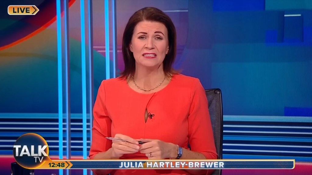 Julia Hartley-Brewer on TalkTV