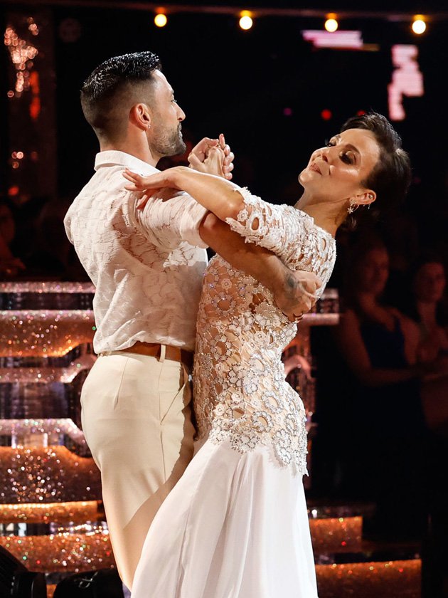 Giovanni Pernice and Amanda Abbington performing on Strictly Come Dancing