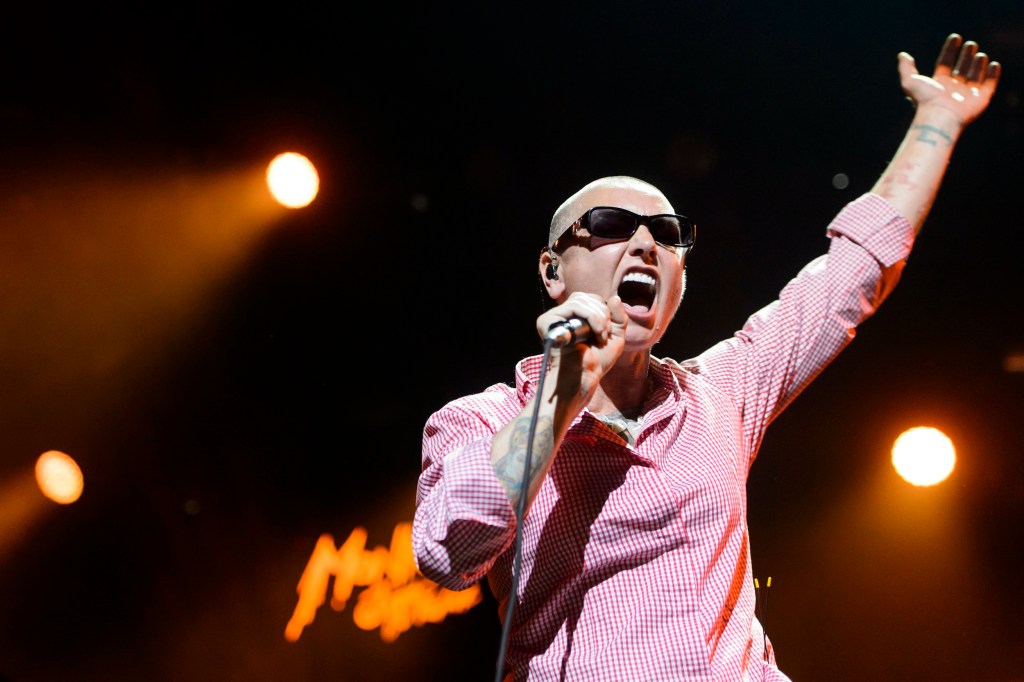 Sinead O'Connor performs on the Stravinski Hall stage at the 49th Montreux Jazz Festival, in Montreux, Switzerland on July 4, 2015