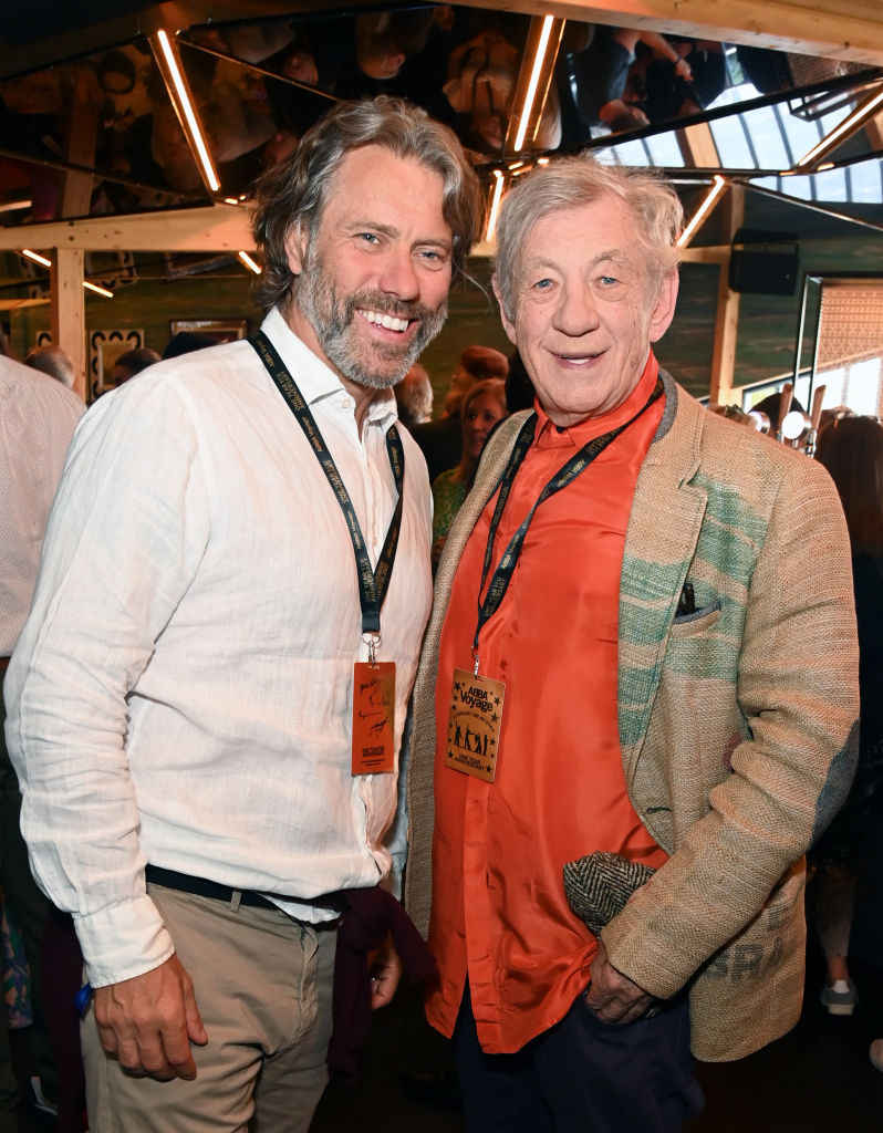 John Bishop and Sir Ian McKellen 