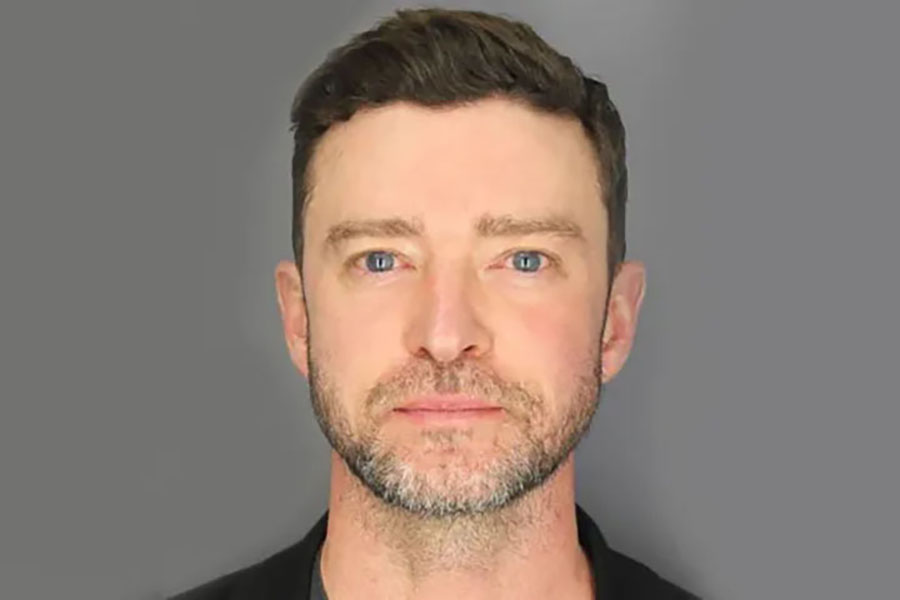 Justin Timberlake mug shot 