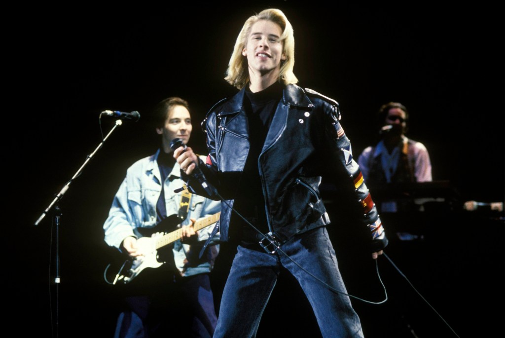 Photo of Chesney Hawkes performing on stage