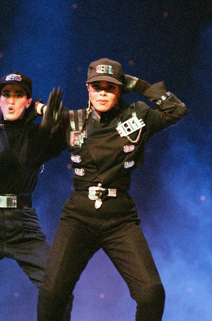 Janet Jackson performs at the Royal Variety show at the London Palladium