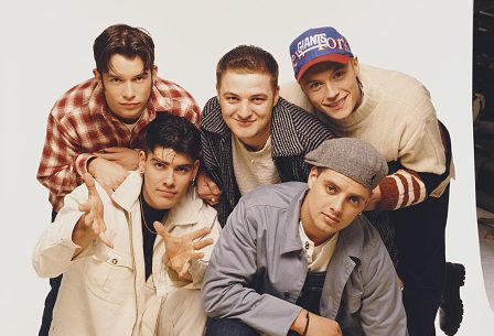 Shane Lynch, Ronan Keating, Stephen Gately, Keith Duffy and Mikey Graham of Boyzone