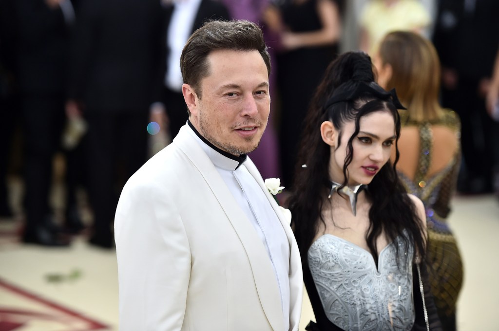 Elon Musk and Grimes at the Met Gala