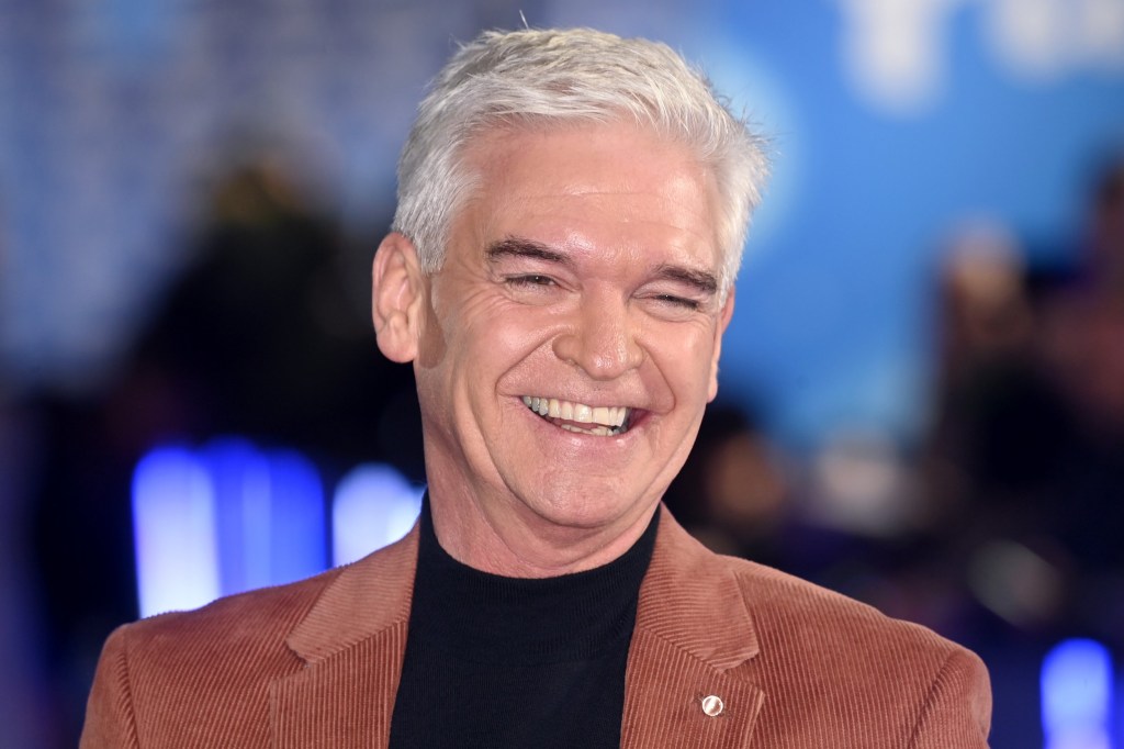 Phillip Schofield smiling at the ITV Palooza 2022 