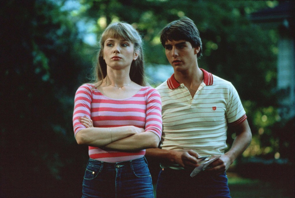 Rebecca De Mornay and Tom Cruise in Risky Business