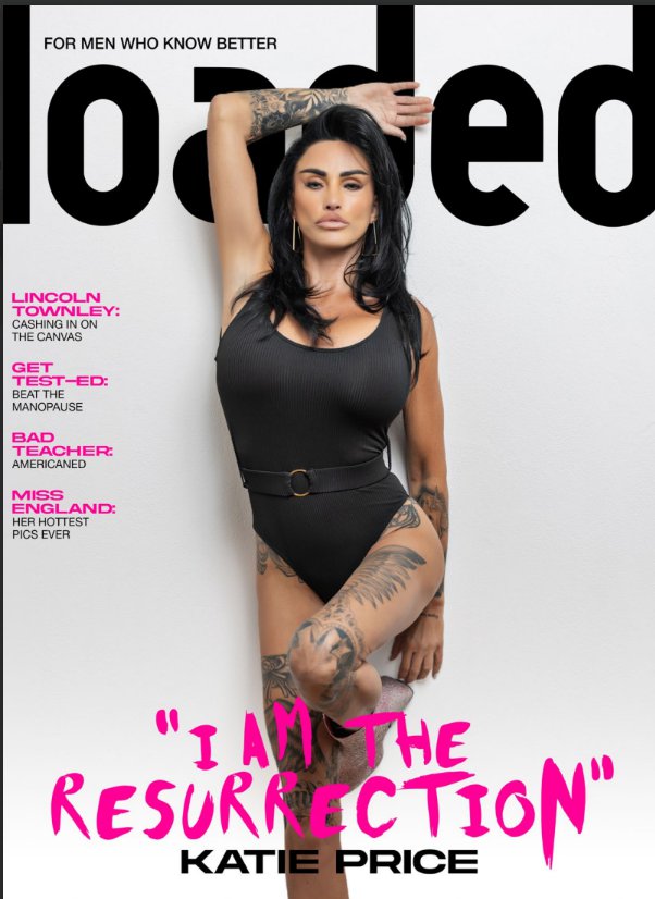 Katie Price Loaded Magazine